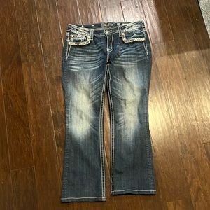 Miss Me Jeans - sequin detail pocket